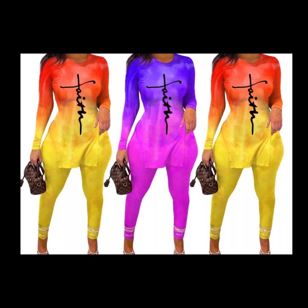 Faith- 2 PIECE FASHION JOGGERS or CASUAL WEAR multiple colors